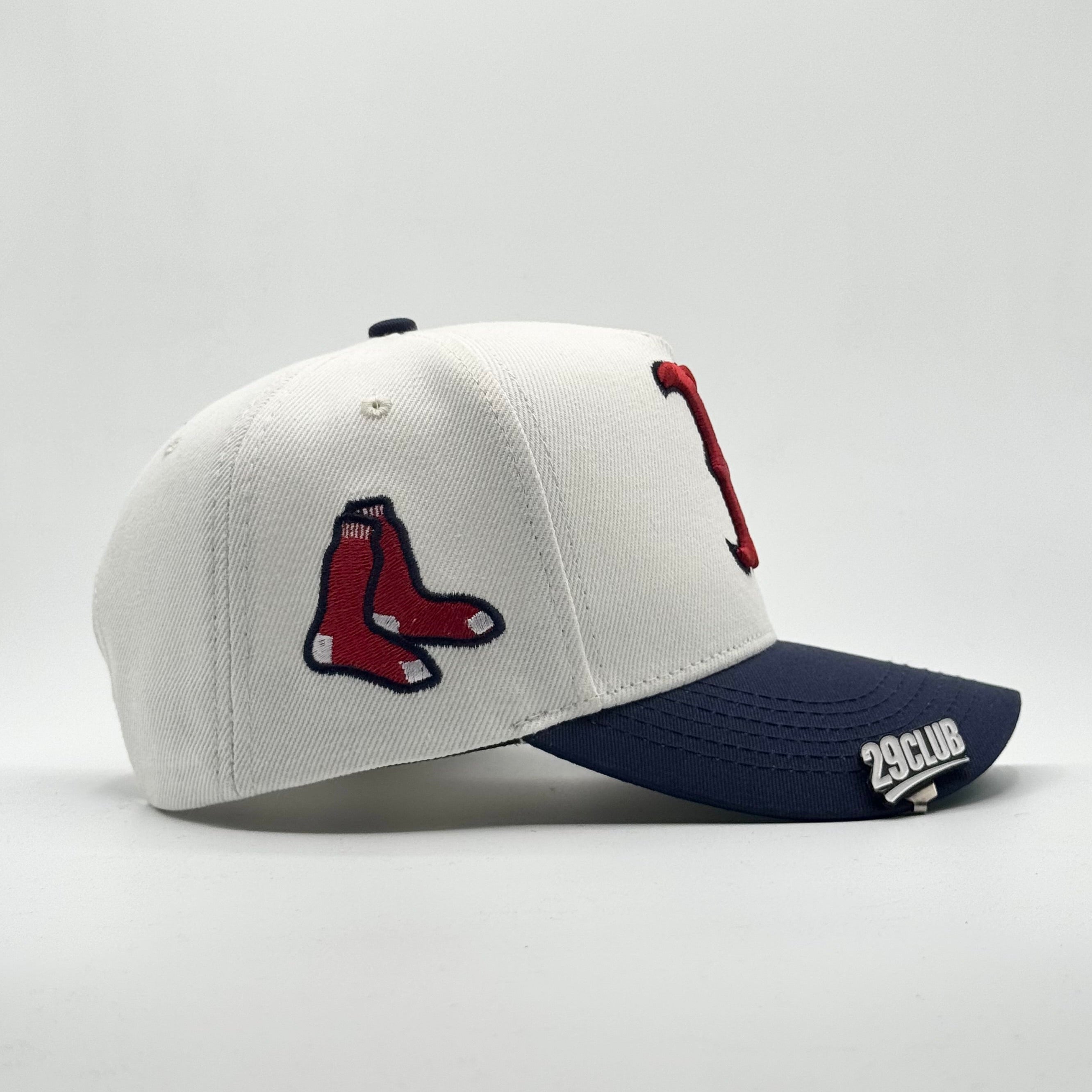 MEDIAS ROJAS DE BOSTON / VISOR AZUL Y VERDE