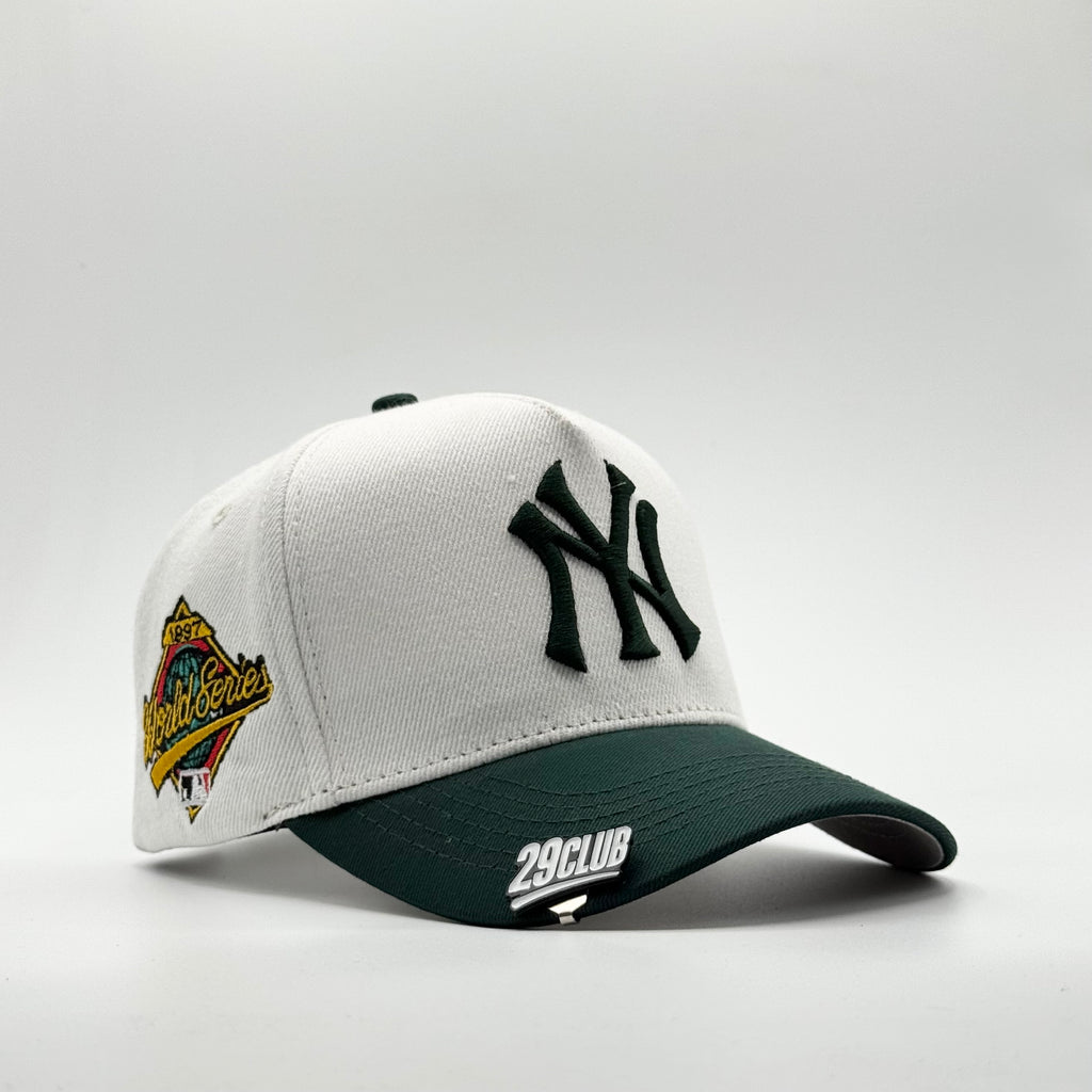 NEW YORK YANKEES VISOR VERDE / GRIS