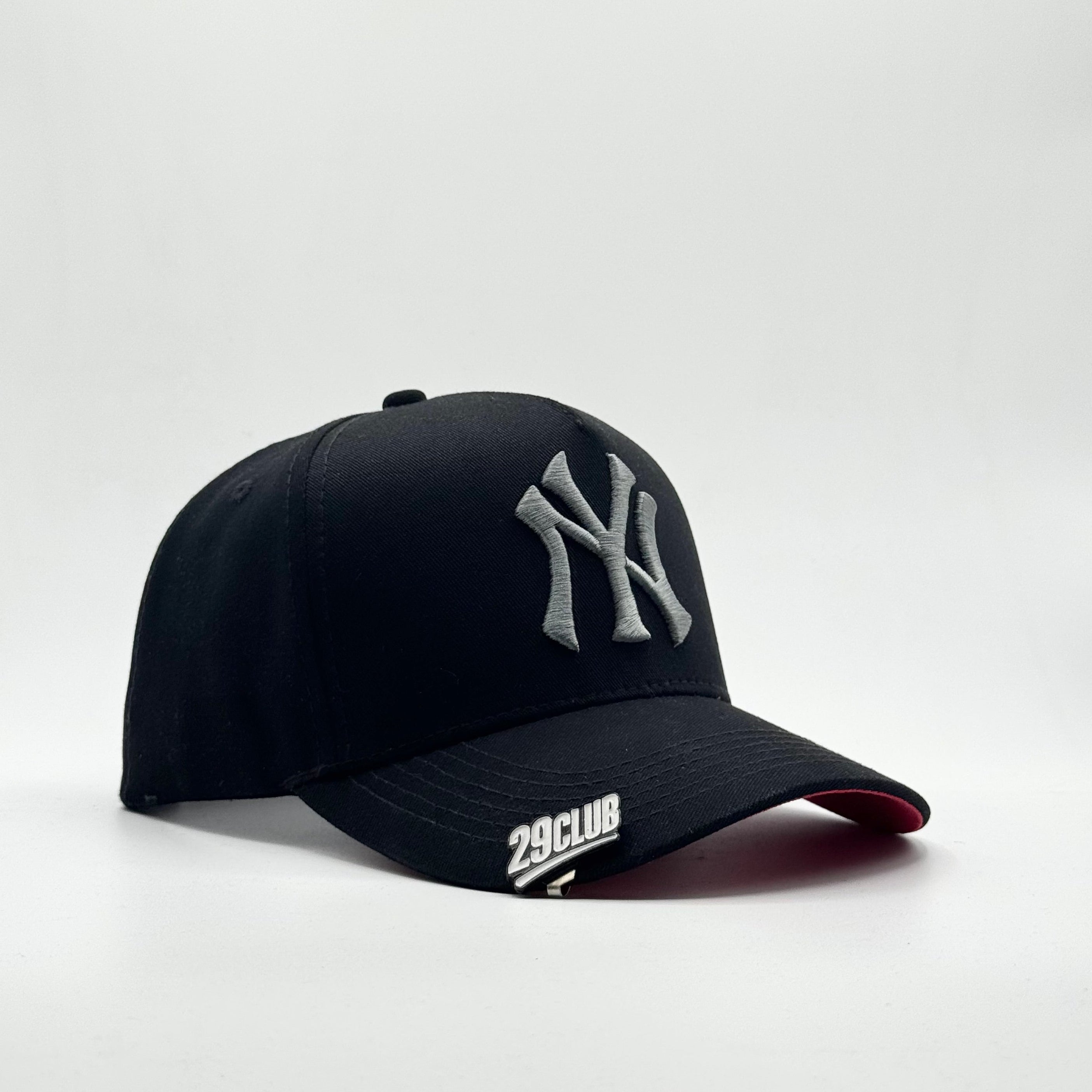 NEW YORK YANKEES BLACK LOGO GRIS