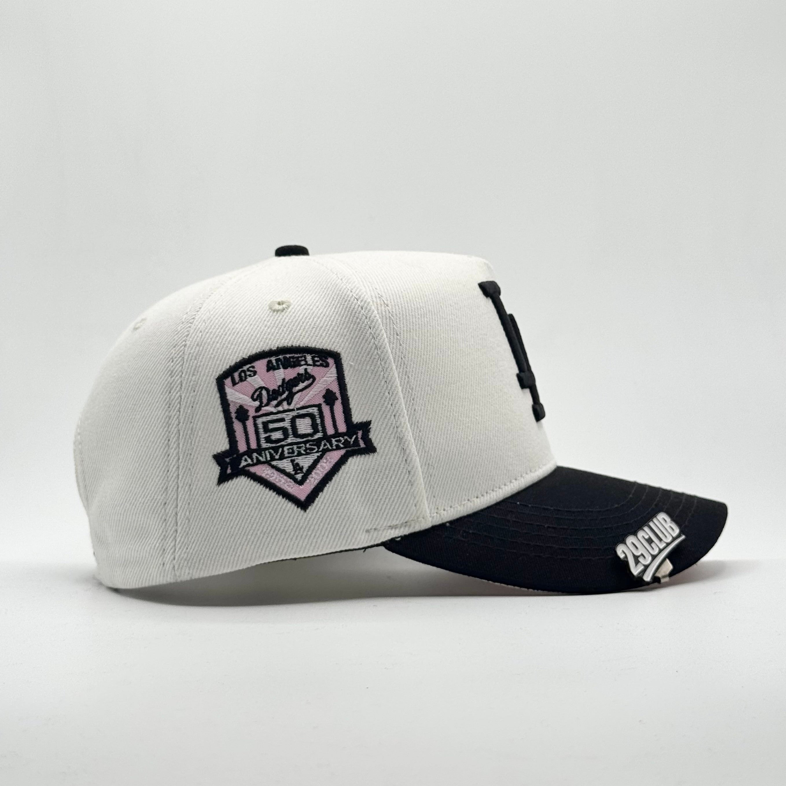 LOS ÁNGELES DODGERS VISOR NEGRO/ROSA