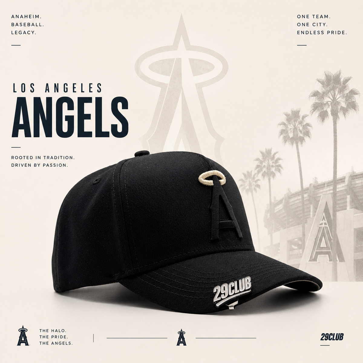LOS ANGELES ANGELS BLACK