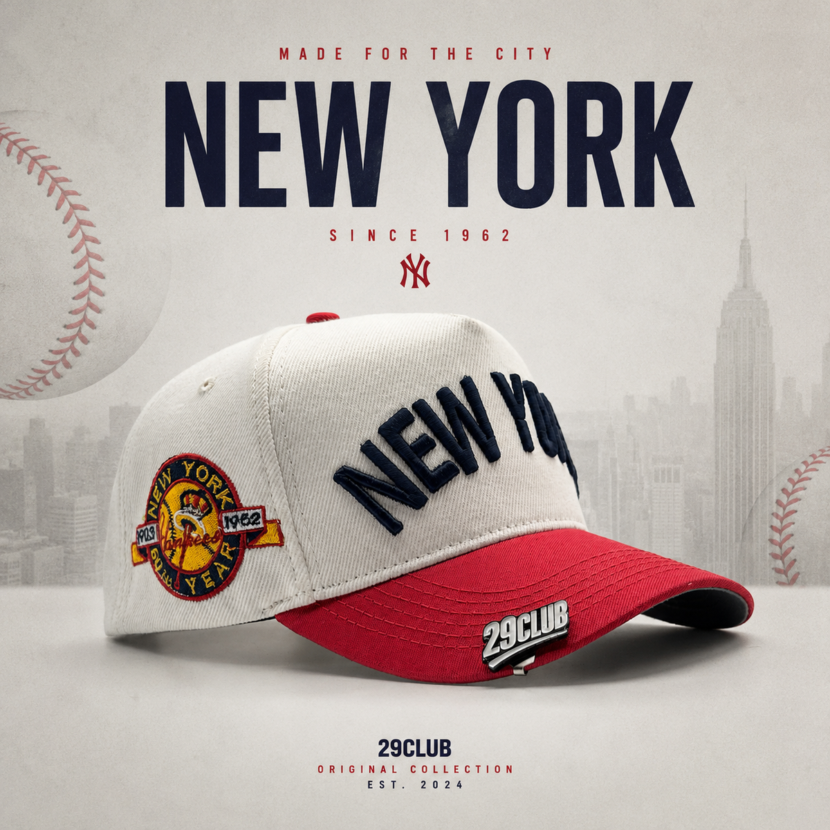 NEW YORK YANKEES EDICIÓN ESPECIAL ROJO / GRIS