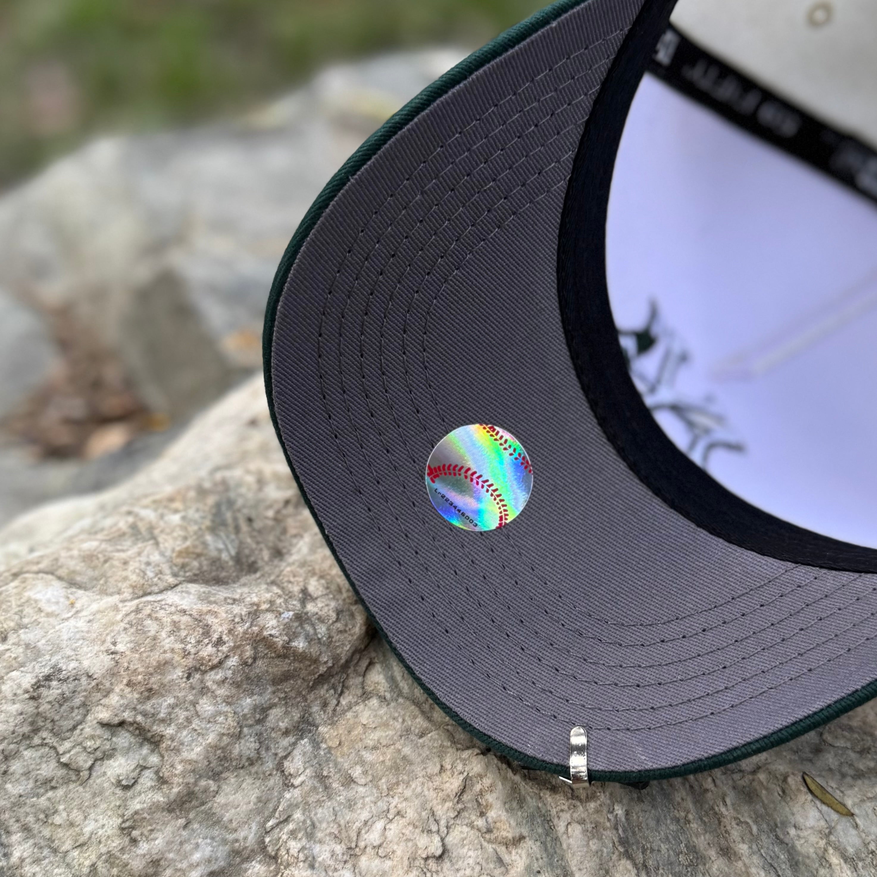 NEW YORK YANKEES VISOR VERDE / GRIS