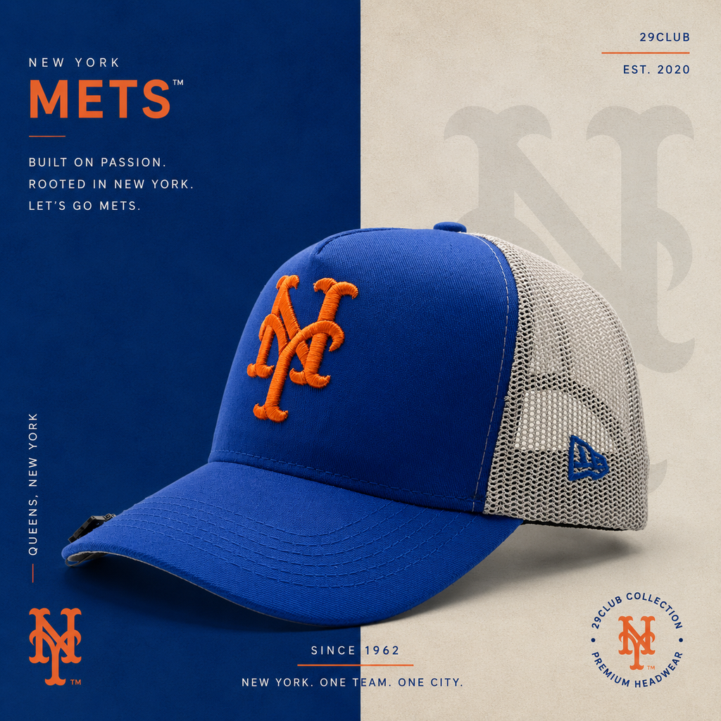 NEW YORK METS TRUCKER AZUL