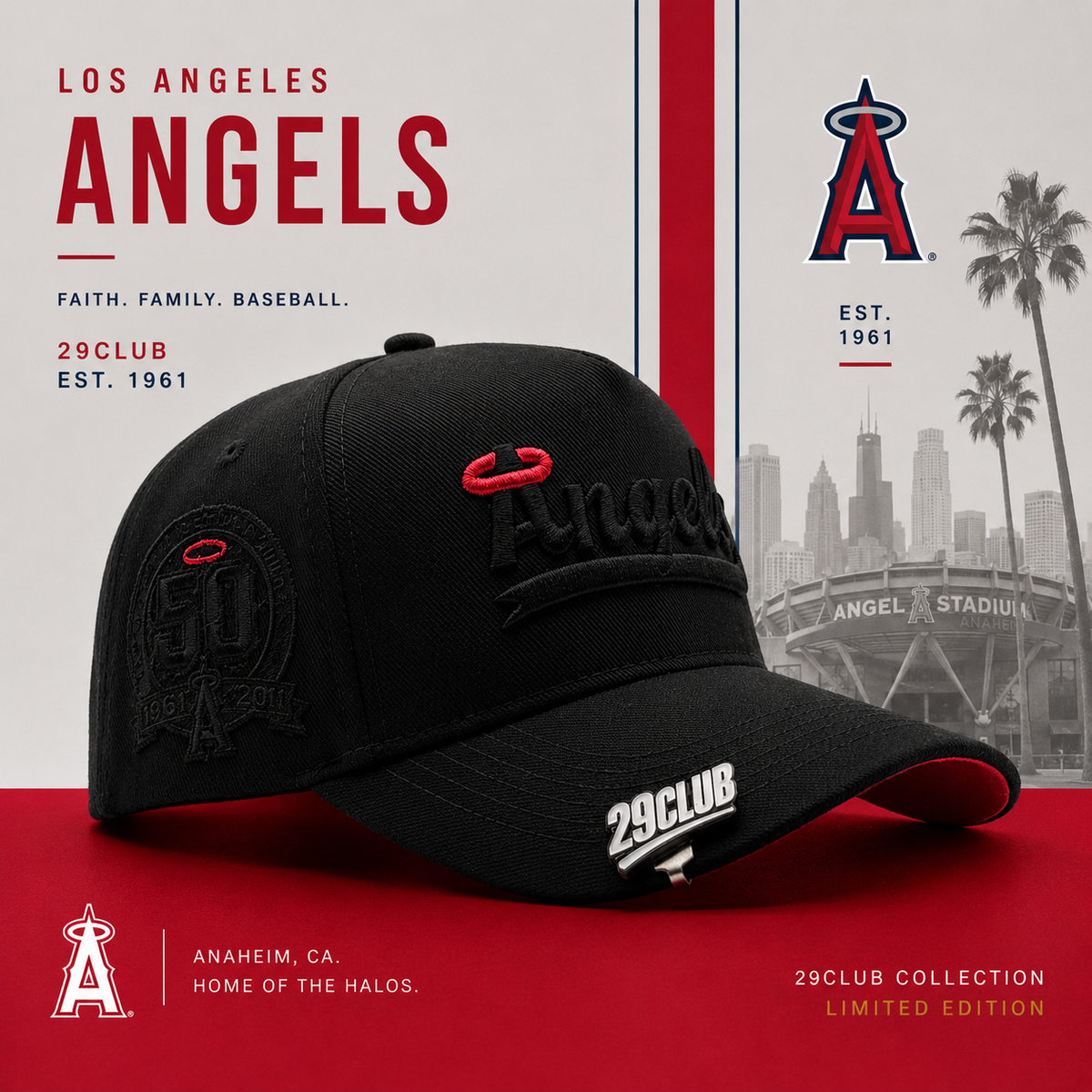 LOS ÁNGELES ANGELS BLACK