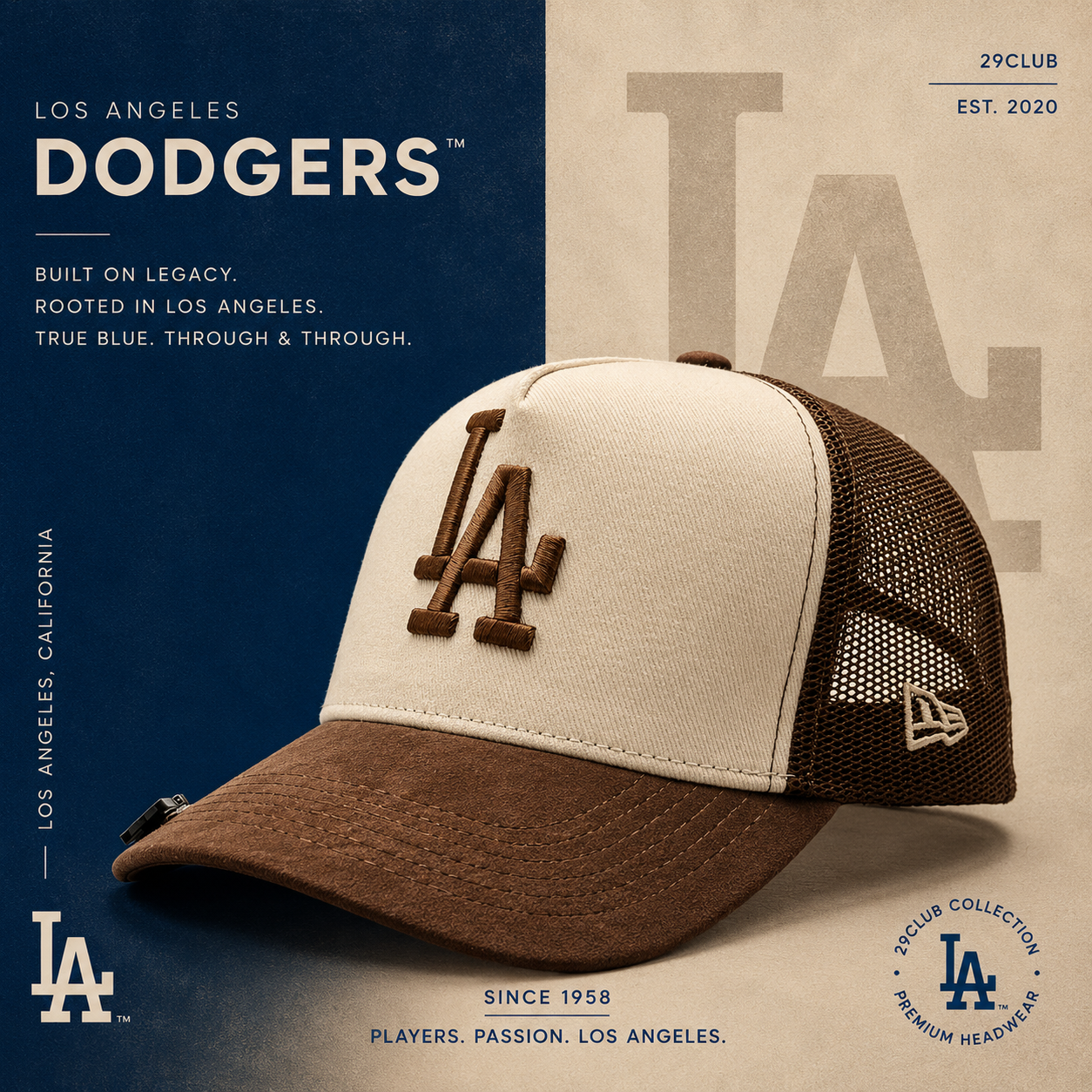 LOS ÁNGELES DODGERS TRUCKER / CAFÉ