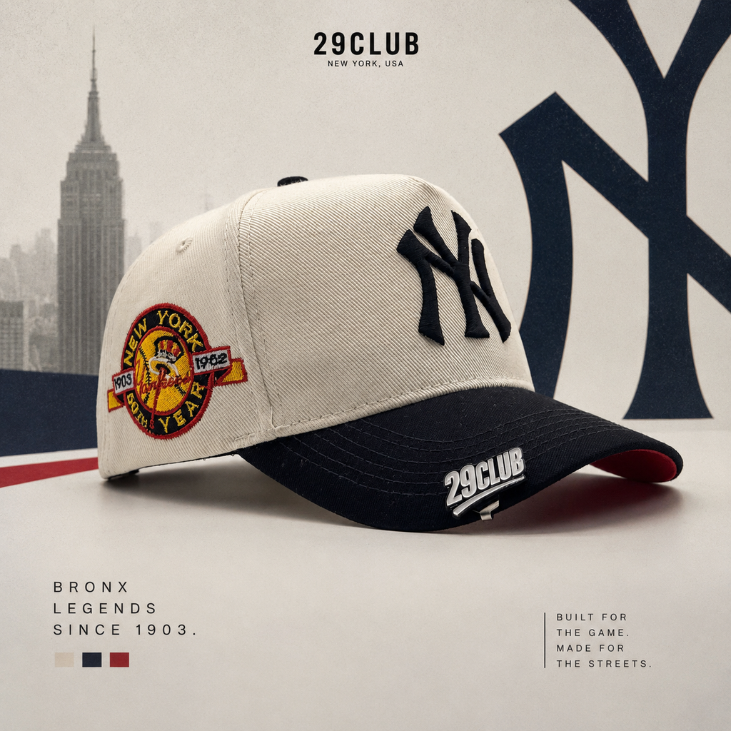 NEW YORK YANKEES VISOR NEGRO / ROJO