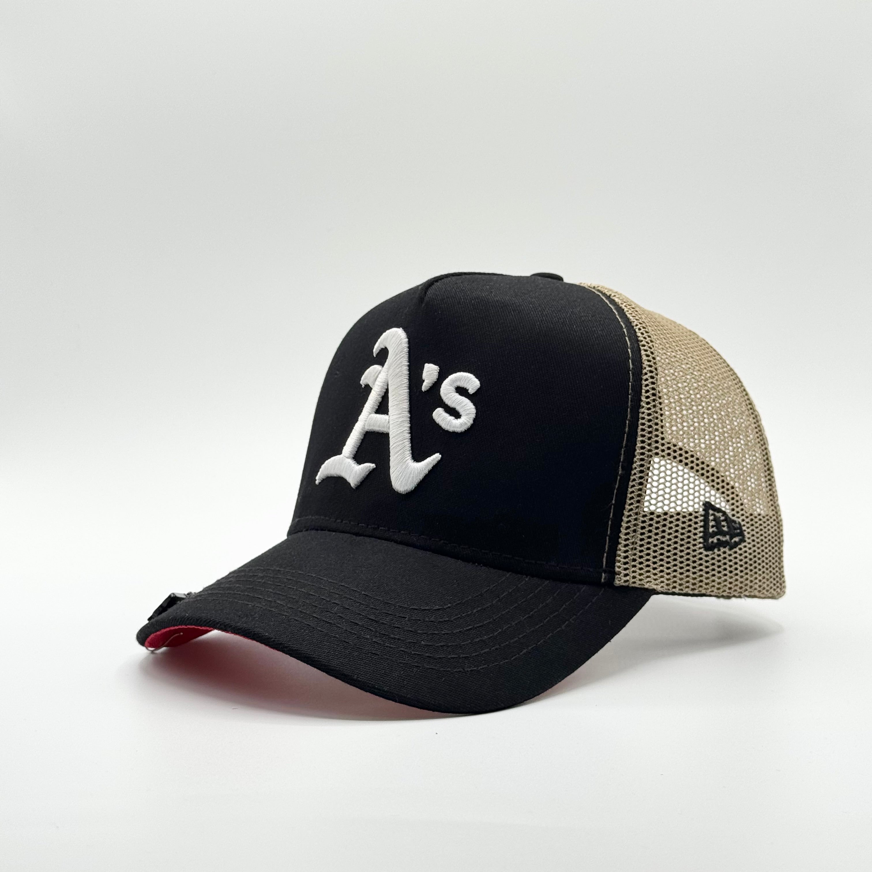 ATLÉTICOS DE OAKLAND TRUCKER / NEGRO - ROJO