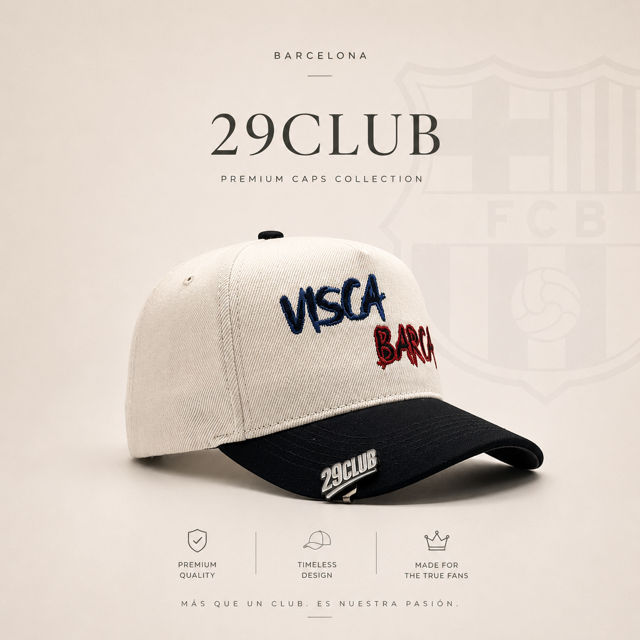 VISCA BARCA BEIGE