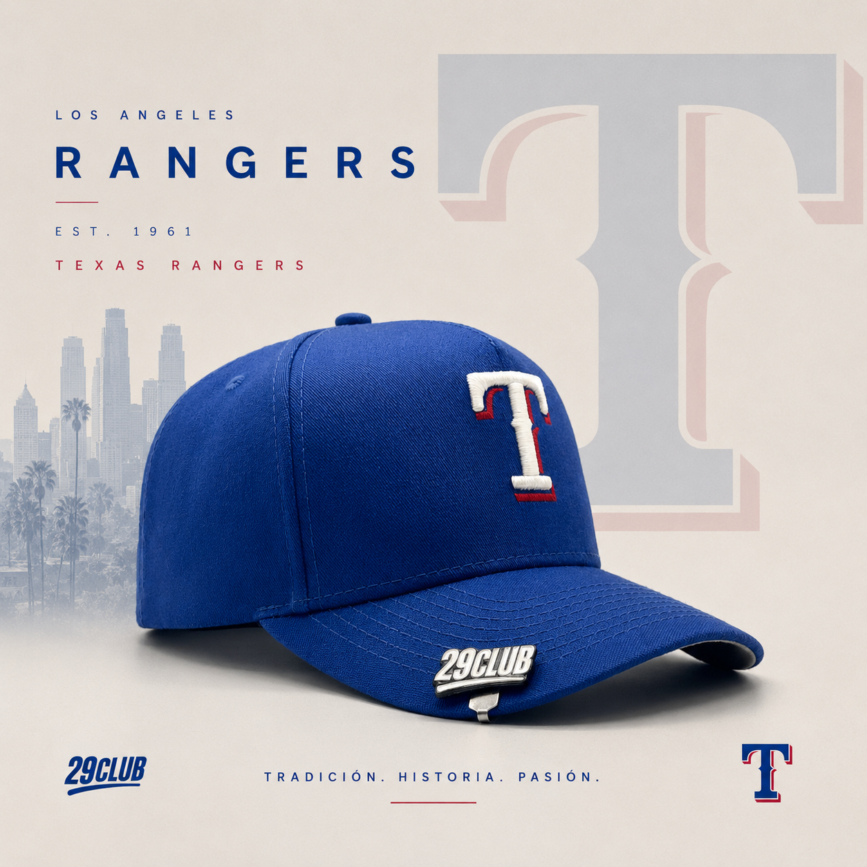 TEXAS RANGERS CLÁSICA AZUL