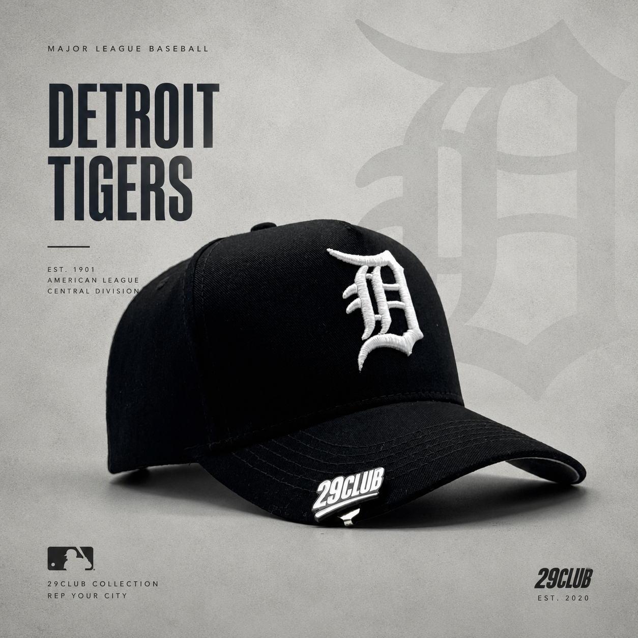 DETROIT CLASSIC LOGO BLANCO