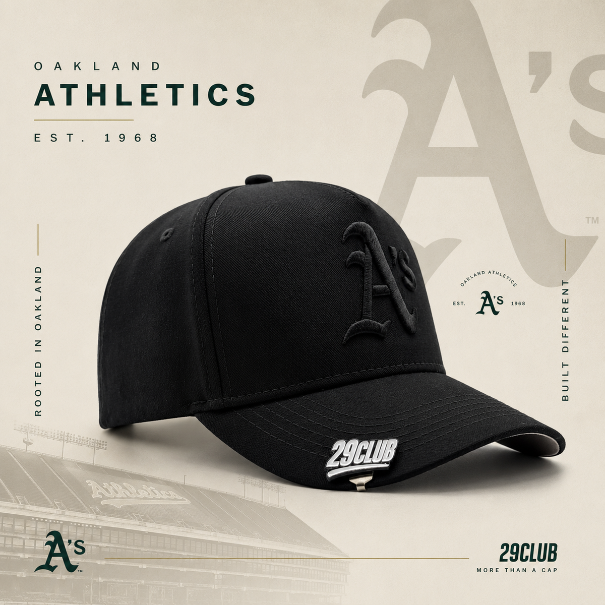 ATLÉTICOS DE OAKLAND EDICIÓN BLACK