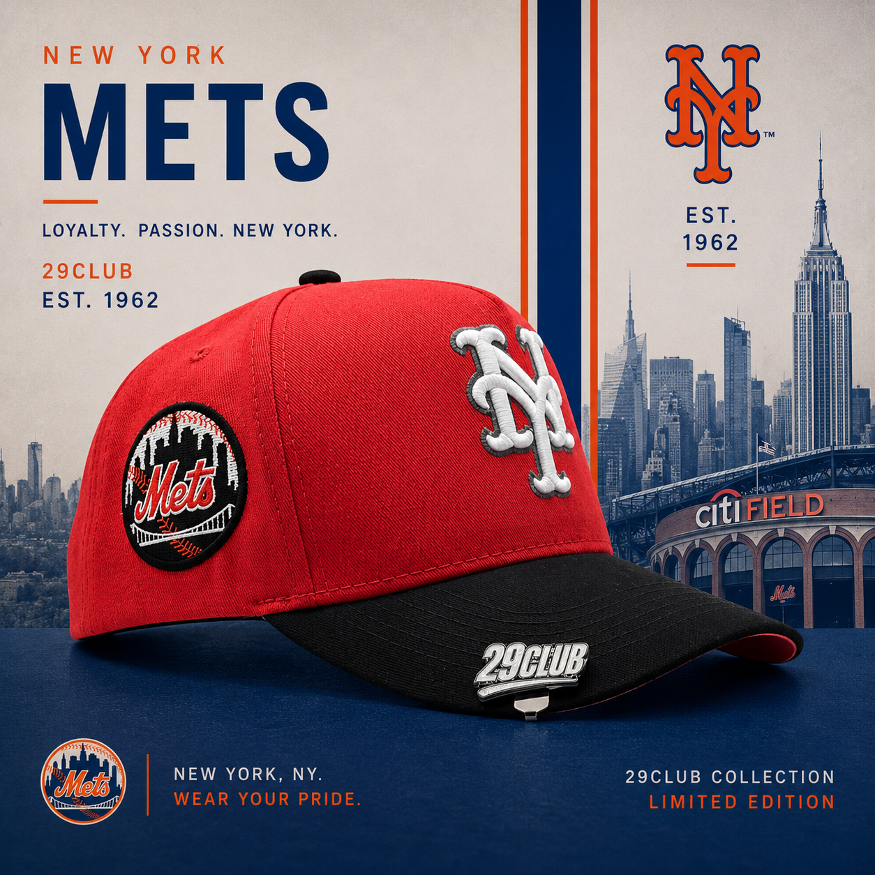 NEW YORK METS ROJA