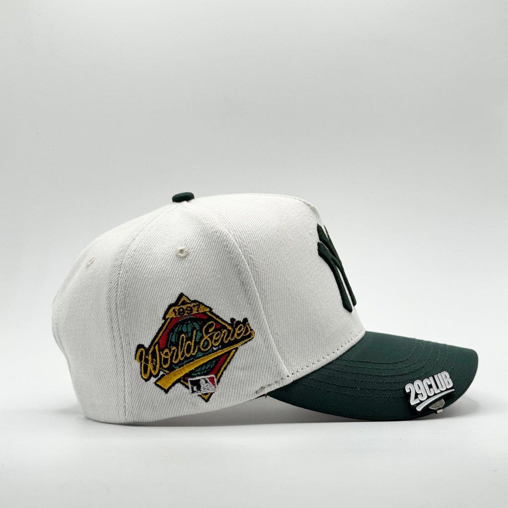 NEW YORK YANKEES VISOR VERDE / GRIS
