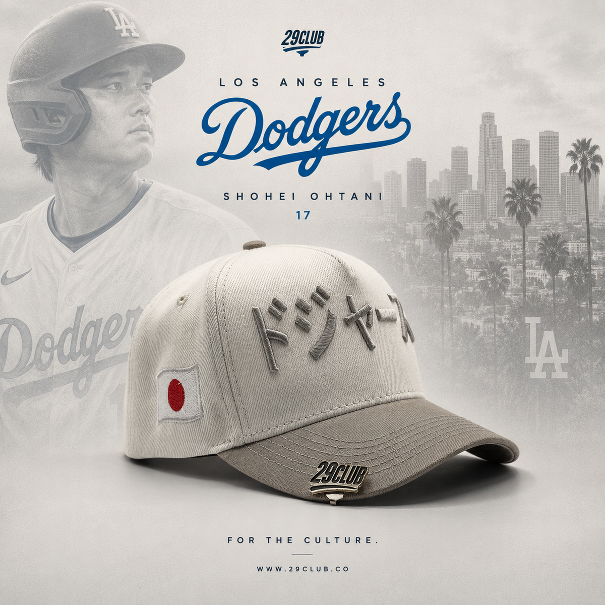 SHOHEI OHTANI - EDICIÓN LOS ÁNGELES DODGERS GRIS