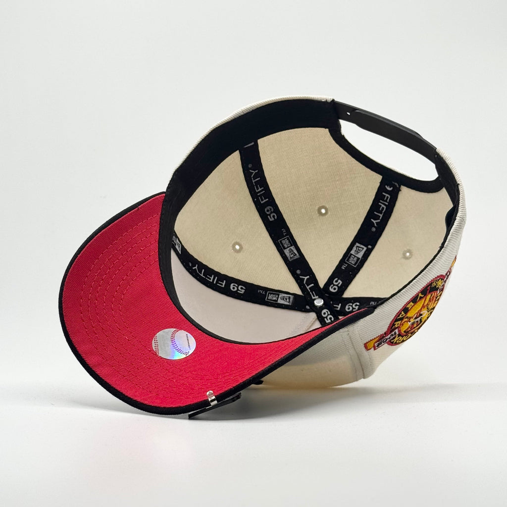 NEW YORK YANKEES VISOR NEGRO / ROJO